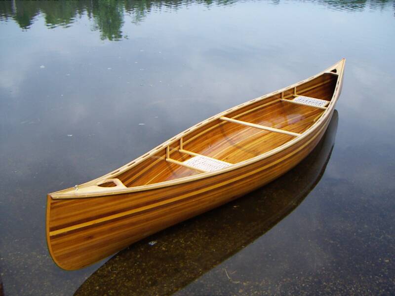 kirk s own design 14 ft perfect as a solo canoe or can be used by two 